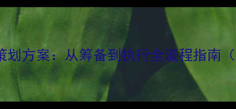 图片 业余足球比赛策划方案：从筹备到执行全流程指南（附免费模板）2