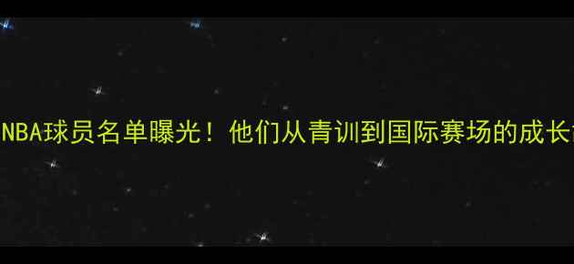 图片 中国NBA球员名单曝光！他们从青训到国际赛场的成长故事