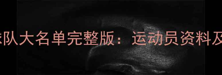 图片 中国国家羽毛球队大名单完整版：运动员资料及赛事表现深度2