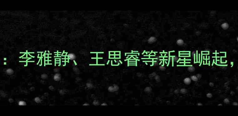 图片 中国女子搏击联赛全纪录：李雅静、王思睿等新星崛起，中国力量震撼国际赛场2
