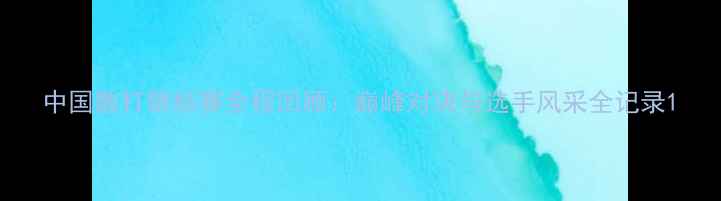 图片 中国散打锦标赛全程回顾：巅峰对决与选手风采全记录1