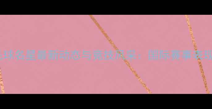 图片 中国羽毛球名星最新动态与竞技风采：国际赛事表现及技术2