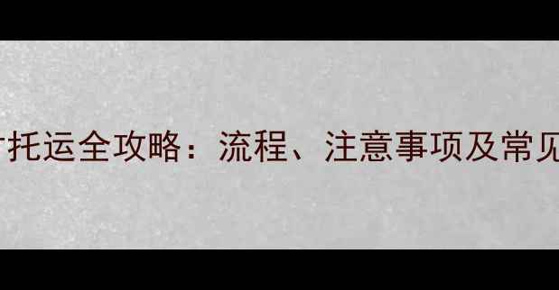 图片 乒乓球器材托运全攻略：流程、注意事项及常见问题解答1