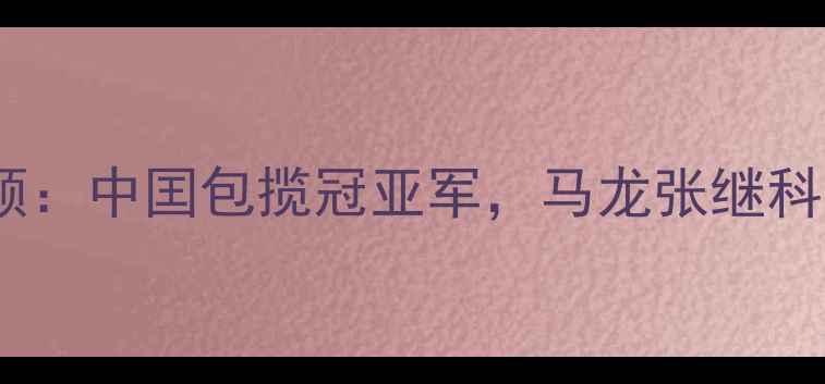 图片 乒乓球白金赛全程回顾：中囯包揽冠亚军，马龙张继科巅峰对决背后的战术2