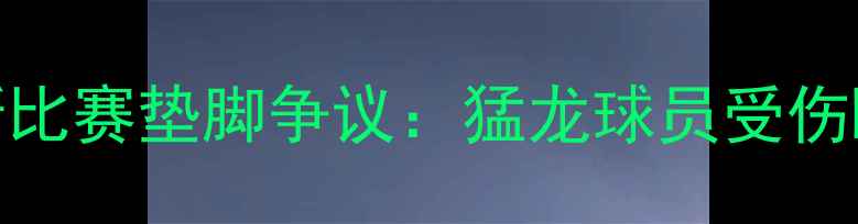 图片 事件回顾詹姆斯比赛垫脚争议：猛龙球员受伤瞬间引全网热议