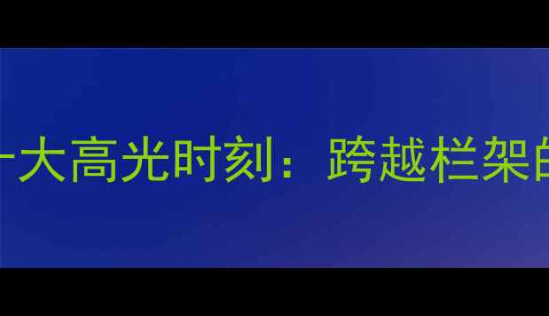 图片 刘翔职业生涯十大高光时刻：跨越栏架的中国飞人传奇