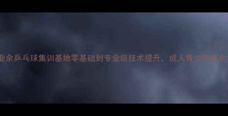 图片 北京上海业余乒乓球集训基地零基础到专业级技术提升，成人青少年班全年招生！1