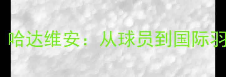 图片 印尼羽坛女神苏西·哈达维安：从球员到国际羽联官员的逆袭之路1