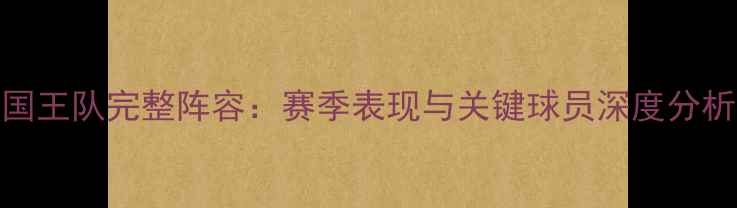图片 国王队完整阵容：赛季表现与关键球员深度分析