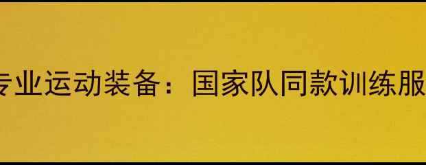 图片 尼塔库乒乓球服专业运动装备：国家队同款训练服测评与选购指南2