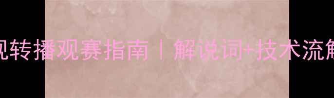 图片 必看！羽毛球电视转播观赛指南｜解说词+技术流解读+赛事时间表2