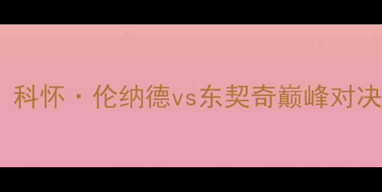 图片 快船vs小牛比赛前瞻：科怀·伦纳德vs东契奇巅峰对决，深度西部争冠形势1