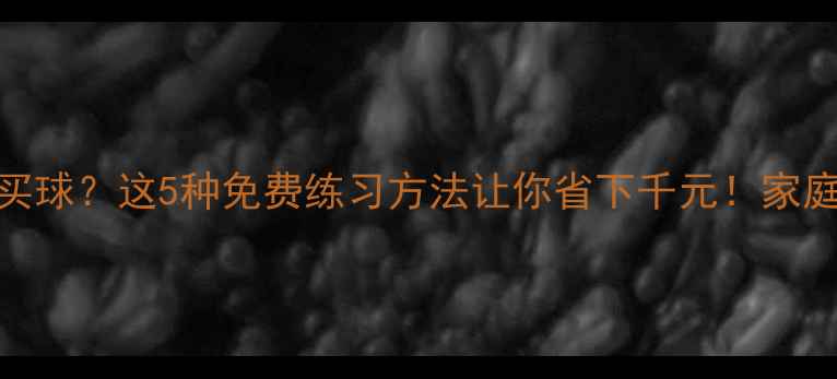 图片 打羽毛球不买球？这5种免费练习方法让你省下千元！家庭版DIY教程2