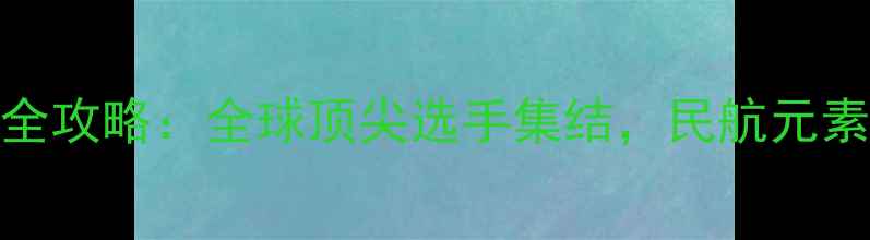图片 民航国际羽毛球联赛全攻略：全球顶尖选手集结，民航元素赋能体育赛事新体验