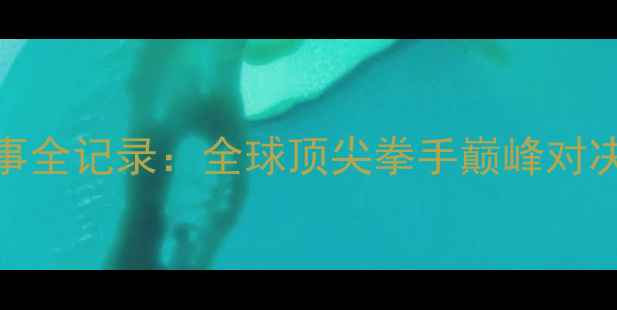 图片 泰拳赛事全记录：全球顶尖拳手巅峰对决与技巧