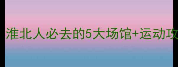 图片 淮北室内羽毛球推荐！淮北人必去的5大场馆+运动攻略，附地址和电话！1
