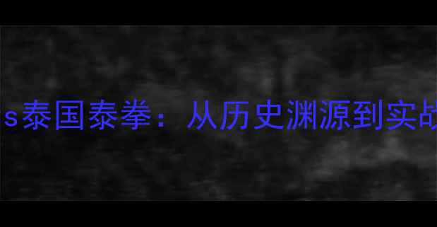 图片 深度中国大成拳vs泰国泰拳：从历史渊源到实战技法的全面对比