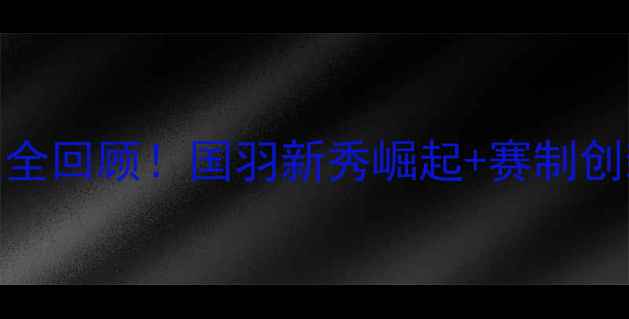 图片 福建羽毛球赛亮点全回顾！国羽新秀崛起+赛制创新引热议福建体育