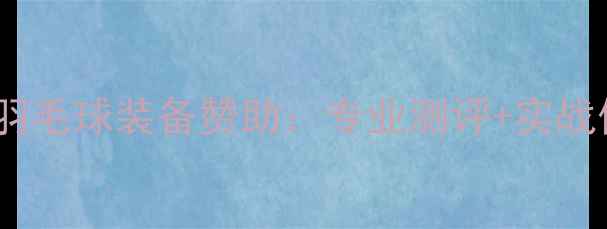 图片 美津浓羽毛球装备赞助：专业测评+实战体验全1