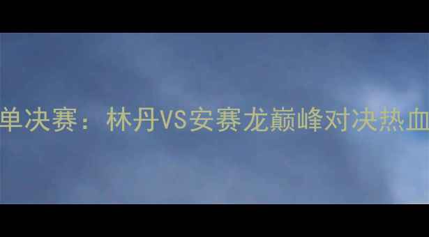 图片 羽毛球世锦赛男单决赛：林丹VS安赛龙巅峰对决热血激战全网直播！