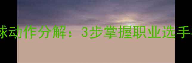 图片 羽毛球侧身击球动作分解：3步掌握职业选手核心发力技巧1