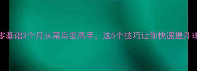 图片 羽毛球入门必看！零基础3个月从菜鸟变高手，这5个技巧让你快速提升球技（附训练计划）