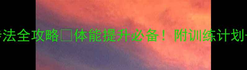 图片 羽毛球前后场步法全攻略🔥体能提升必备！附训练计划+常见错误纠正1