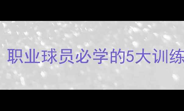 图片 羽毛球杂志总编权威：职业球员必学的5大训练技巧与职业发展路径1