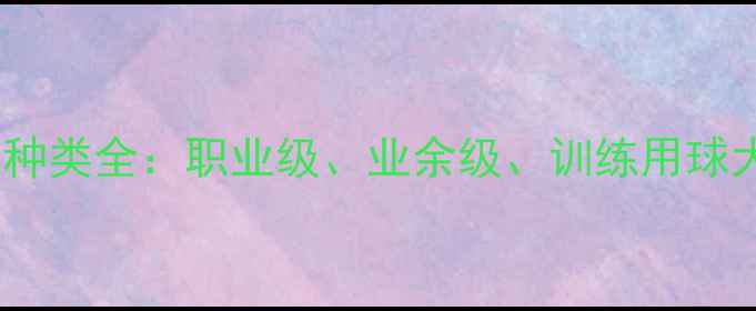 图片 羽毛球种类全：职业级、业余级、训练用球大公开2