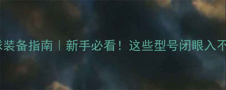 图片 羽毛球装备指南｜新手必看！这些型号闭眼入不踩雷1