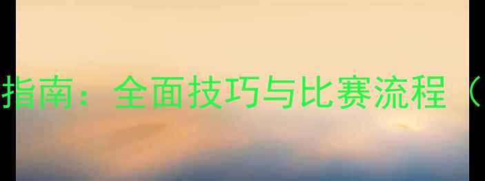 图片 羽毛球规则入门指南：全面技巧与比赛流程（附高清示意图）