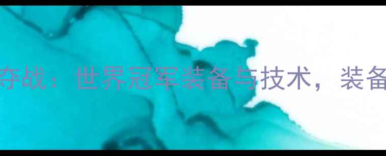 图片 羽毛球金牌争夺战：世界冠军装备与技术，装备与战术全攻略