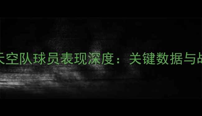 图片 芝加哥天空队球员表现深度：关键数据与战术分析