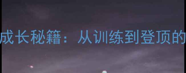 图片 花样滑冰冠军成长秘籍：从训练到登顶的12项核心技能