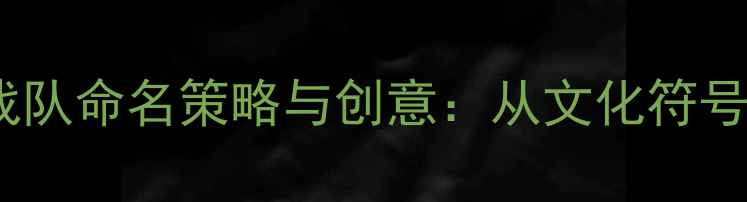 图片 英雄联盟全球总决赛战队命名策略与创意：从文化符号到品牌价值提升指南1