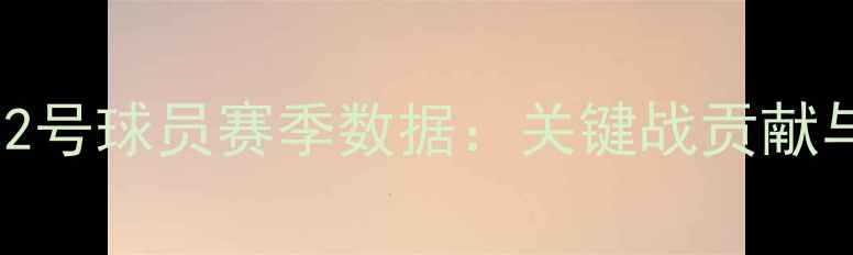 图片 莱比锡红牛22号球员赛季数据：关键战贡献与战术价值全