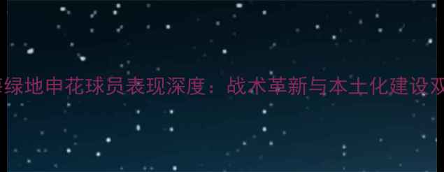 图片 赛季上海绿地申花球员表现深度：战术革新与本土化建设双轨并行1