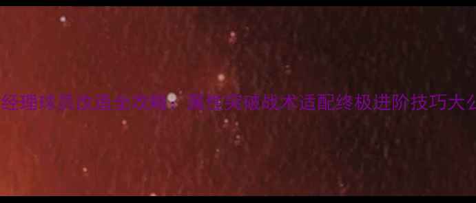 图片 足球经理球员改造全攻略：属性突破战术适配终极进阶技巧大公开1