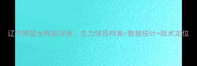 图片 辽宁男篮全阵容深度：主力球员档案+数据统计+战术定位