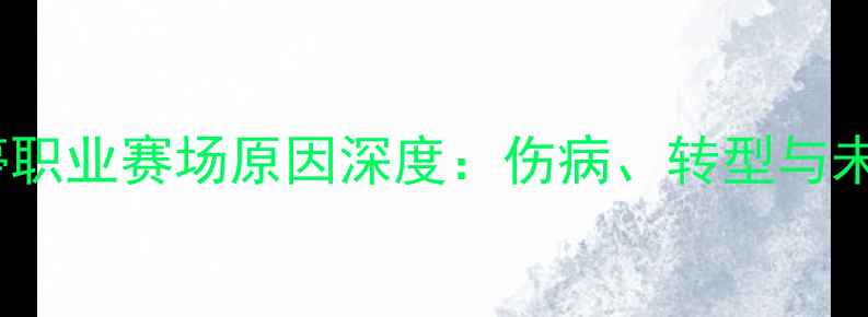 图片 邱建良暂停职业赛场原因深度：伤病、转型与未来规划全1