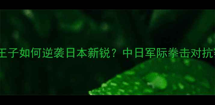 图片 邹市明日本战全：中国拳击王子如何逆袭日本新锐？中日军际拳击对抗赛技术及精神内核深度剖析1