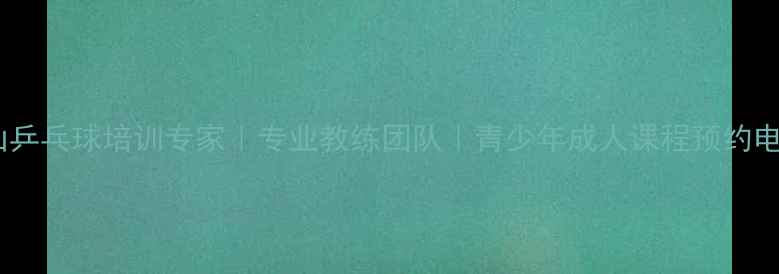 图片 鞍山乒乓球培训专家｜专业教练团队｜青少年成人课程预约电话2