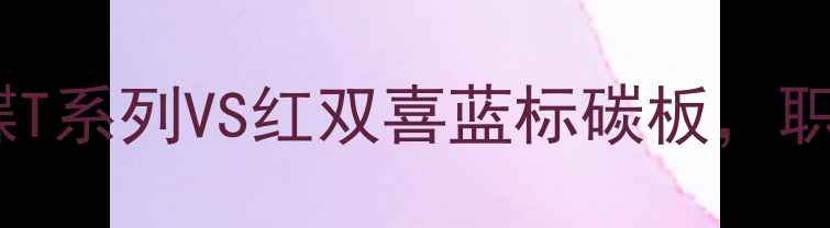 图片 马林乒乓球底板深度：蝴蝶T系列VS红双喜蓝标碳板，职业选手训练底板选购指南2