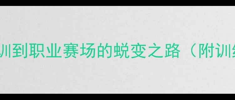 图片 🌟MKONE球员成长：从青训到职业赛场的蜕变之路（附训练技巧+职业发展指南）2