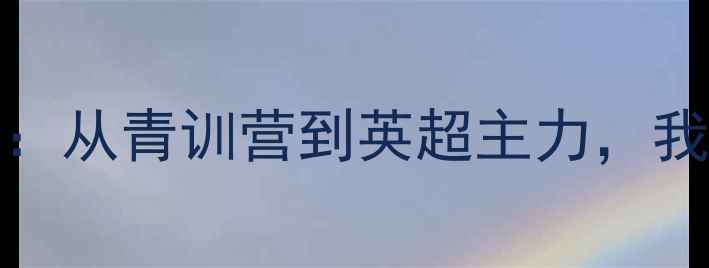 图片 🌟Michael的足球逆袭之路：从青训营到英超主力，我的7年职业成长全记录！🌟