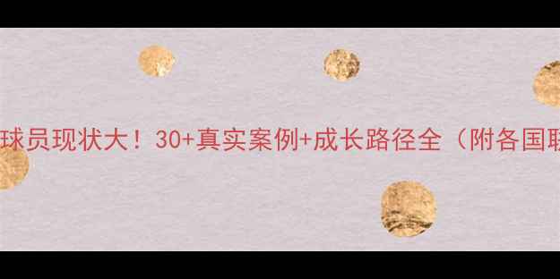 图片 🌟中国留洋球员现状大！30+真实案例+成长路径全（附各国联赛攻略）2
