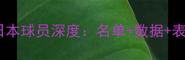 图片 🌟国际米兰赛季日本球员深度：名单+数据+表现全公开！🇯🇵2