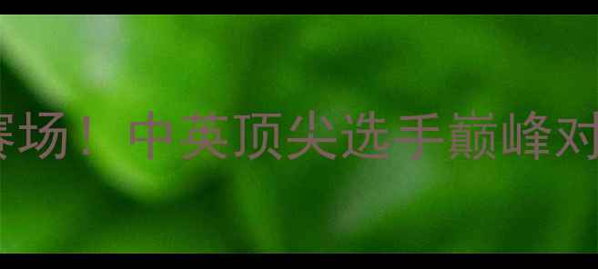 图片 🏆中英乒乓球混双赛燃爆赛场！中英顶尖选手巅峰对决，这波操作你给几分？2