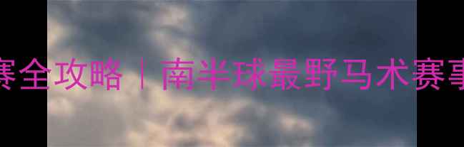 图片 🏇新西兰走马比赛全攻略｜南半球最野马术赛事+观赛必看指南1