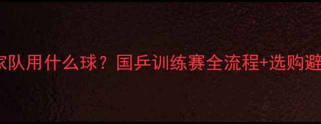 图片 🏓！国家队用什么球？国乒训练赛全流程+选购避坑指南1